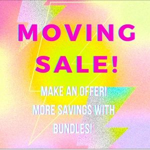 Moving Sale! Everything must go. Create a bundle for best offer! ⚡️